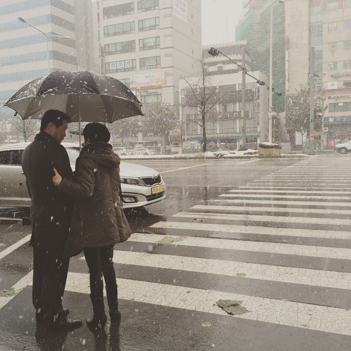 눈이 많이 오던 날 